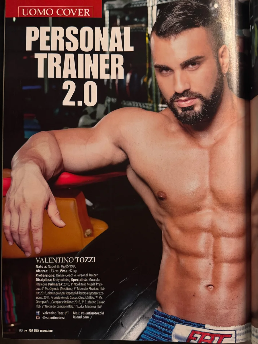 Valentino Tozzi su FOR MEN Magazine