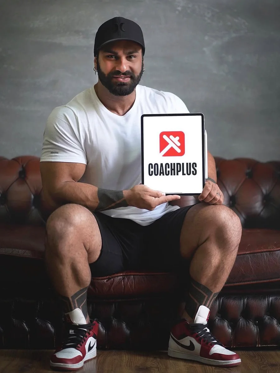 Valentino Tozzi con l'app CoachPlus